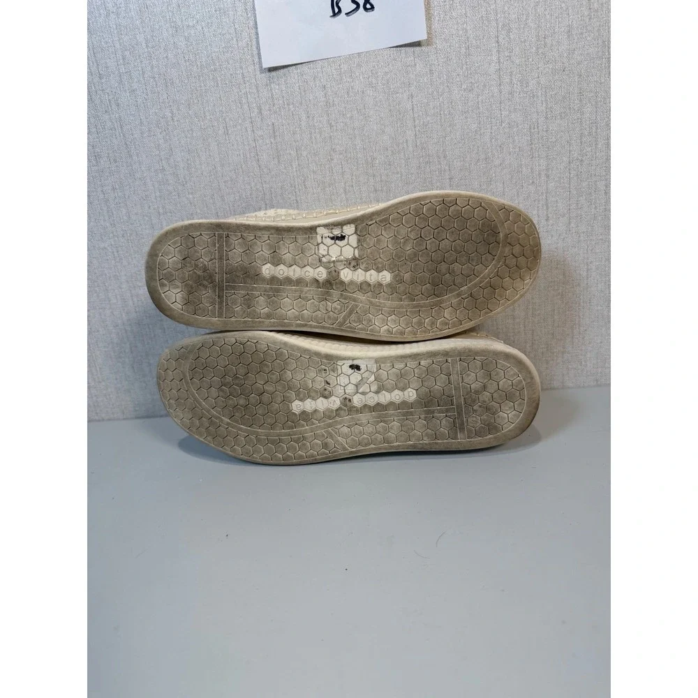 Dolce Vita Nicona Women's Fashion‎ Sneakers Sandstone Knit Size 9.5